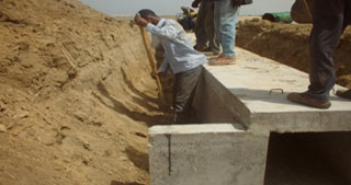 Construction de Dalots Sur la Route de Nouadhibou
