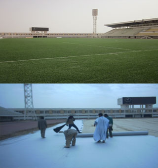Projet de réalisation des travaux d’infrastructure du Stade Olympique avec mise en place d’une pelouse synthétique